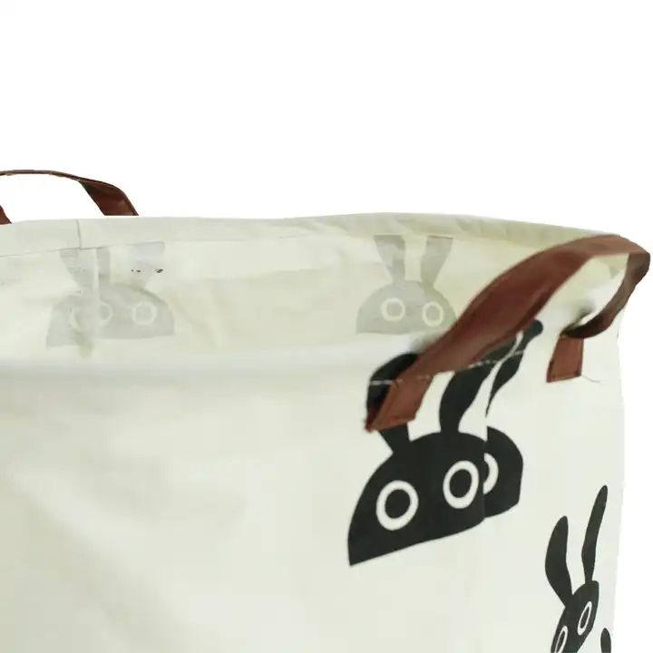 pojemnik na zabawki kosz na pranie simplo króliki w11 składany z uchwytami