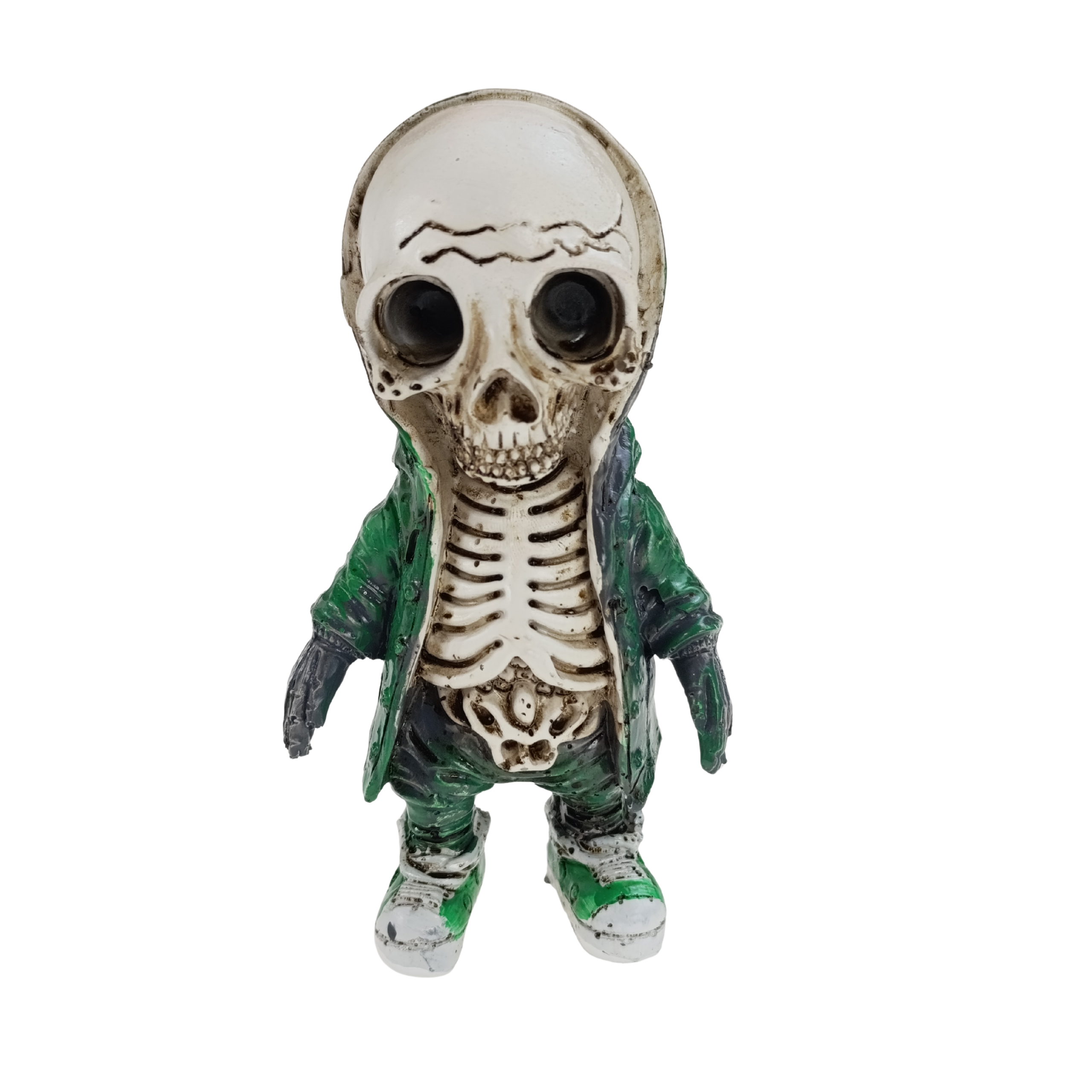 figurka kościotrup halloween aranżacja wnętrza