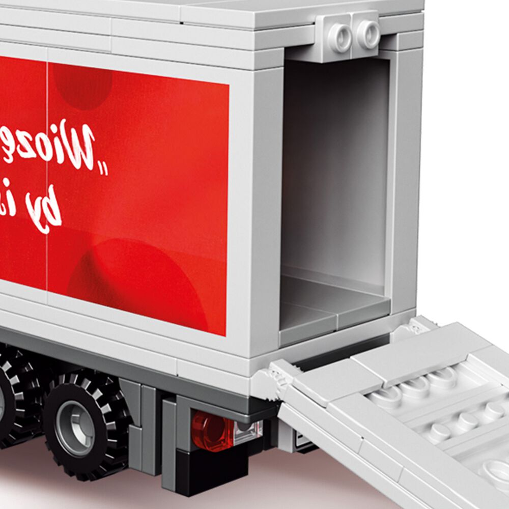 klocki ciężarówka tir biedronka elefun 523 elementy prezent dla dziecka