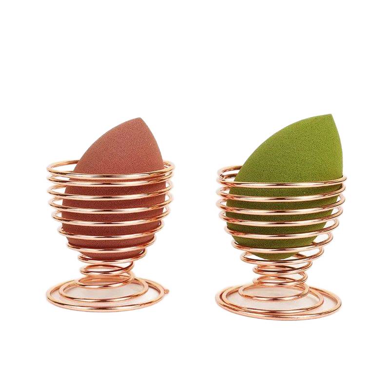 stojak na gąbkę do makijażu simplo rose gold uchwyt na beauty blender 5903068133350