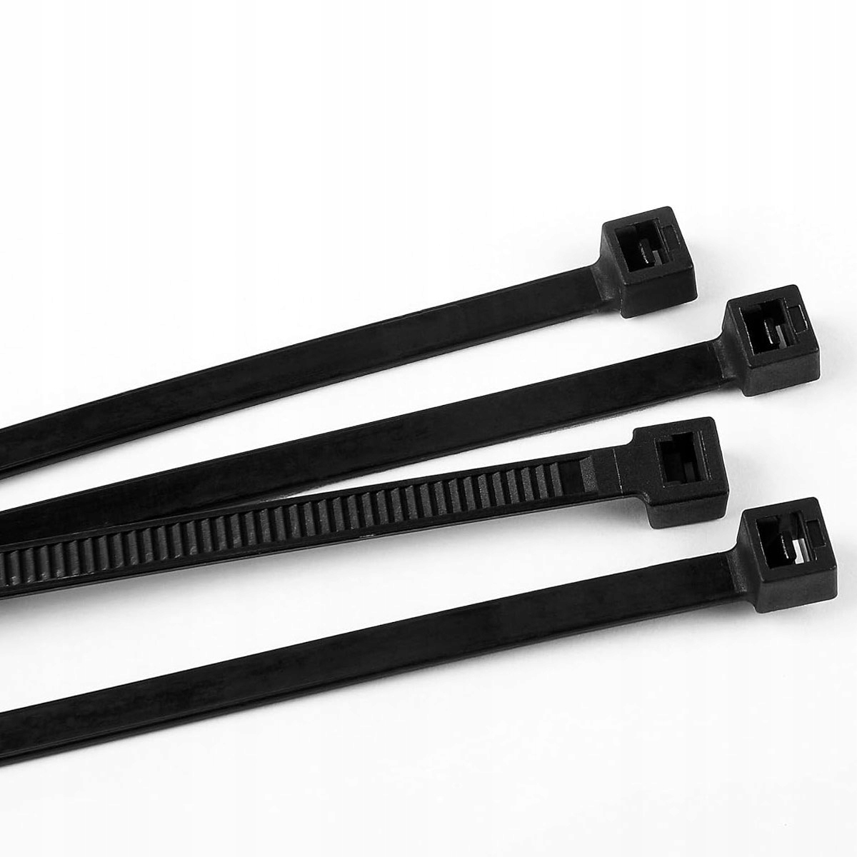 trytki nylonowe czarne 3,6x200 mm bundle kabli instalacje
