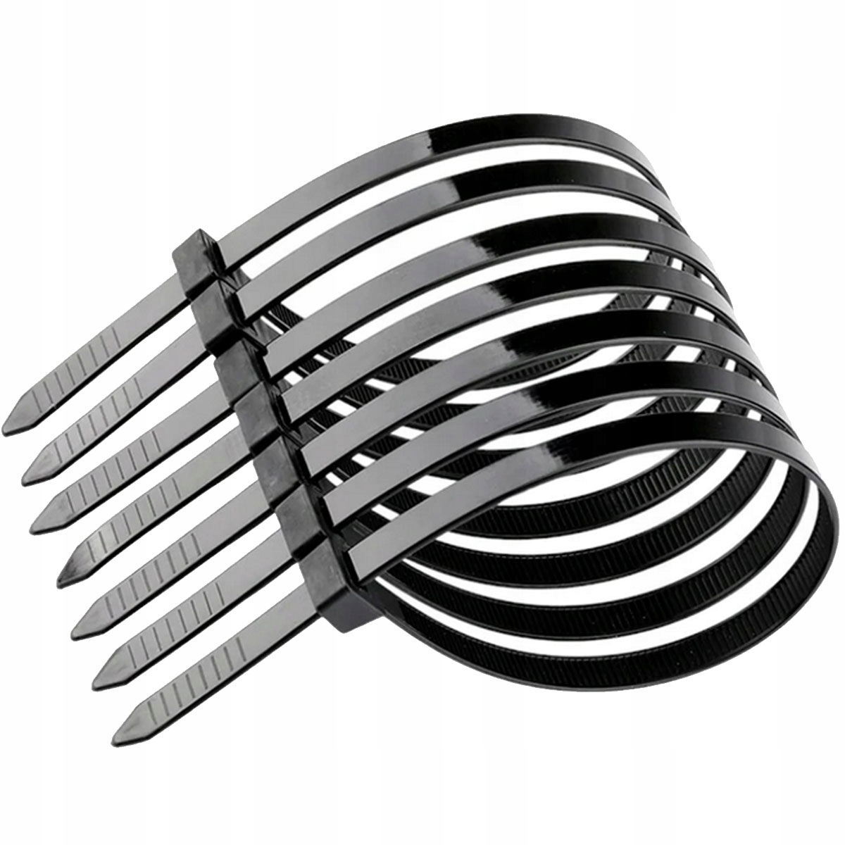 opaski zaciskowe 2,5x100 mm czarne organizacja kabli EAN 5907080904707