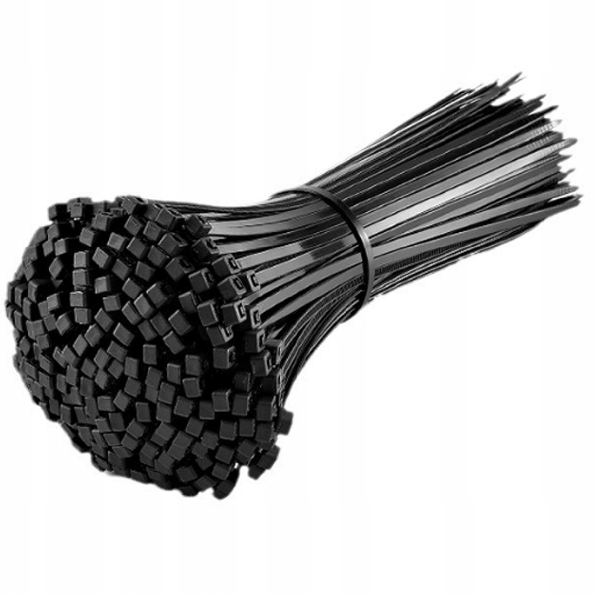 opaski zaciskowe 2,5x100 mm czarne do kabli i przewodów 100 szt EAN 5907080904707
