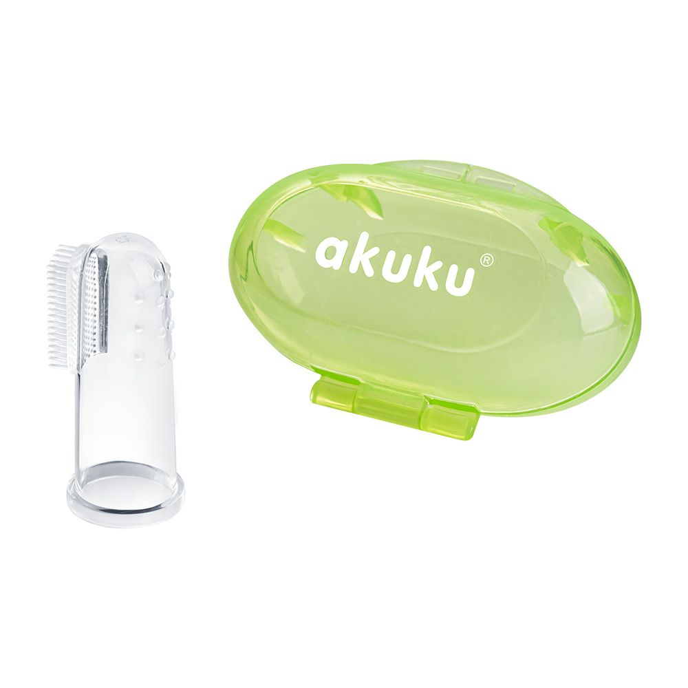 akuku-szczoteczka-na-palec-dla-niemowlat-zielona-z-etui-bez-bpa