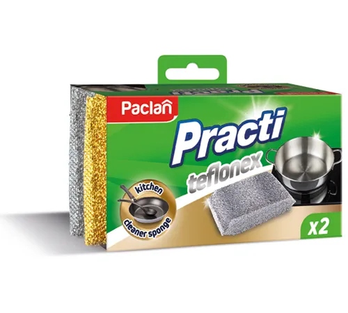 gąbki do naczyń paclan teflonex kuchnia