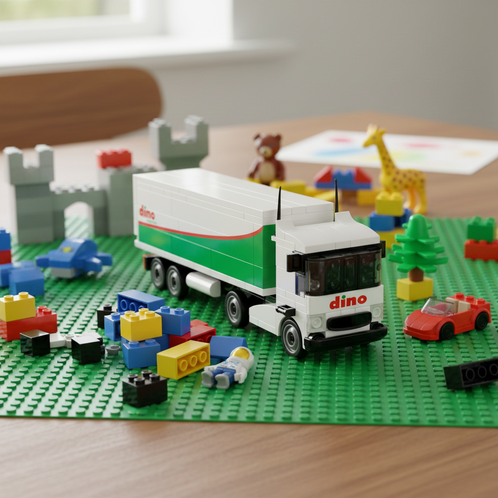 klocki cobi ciezarowka dino tir chlodnia model 1381 cechy produktu