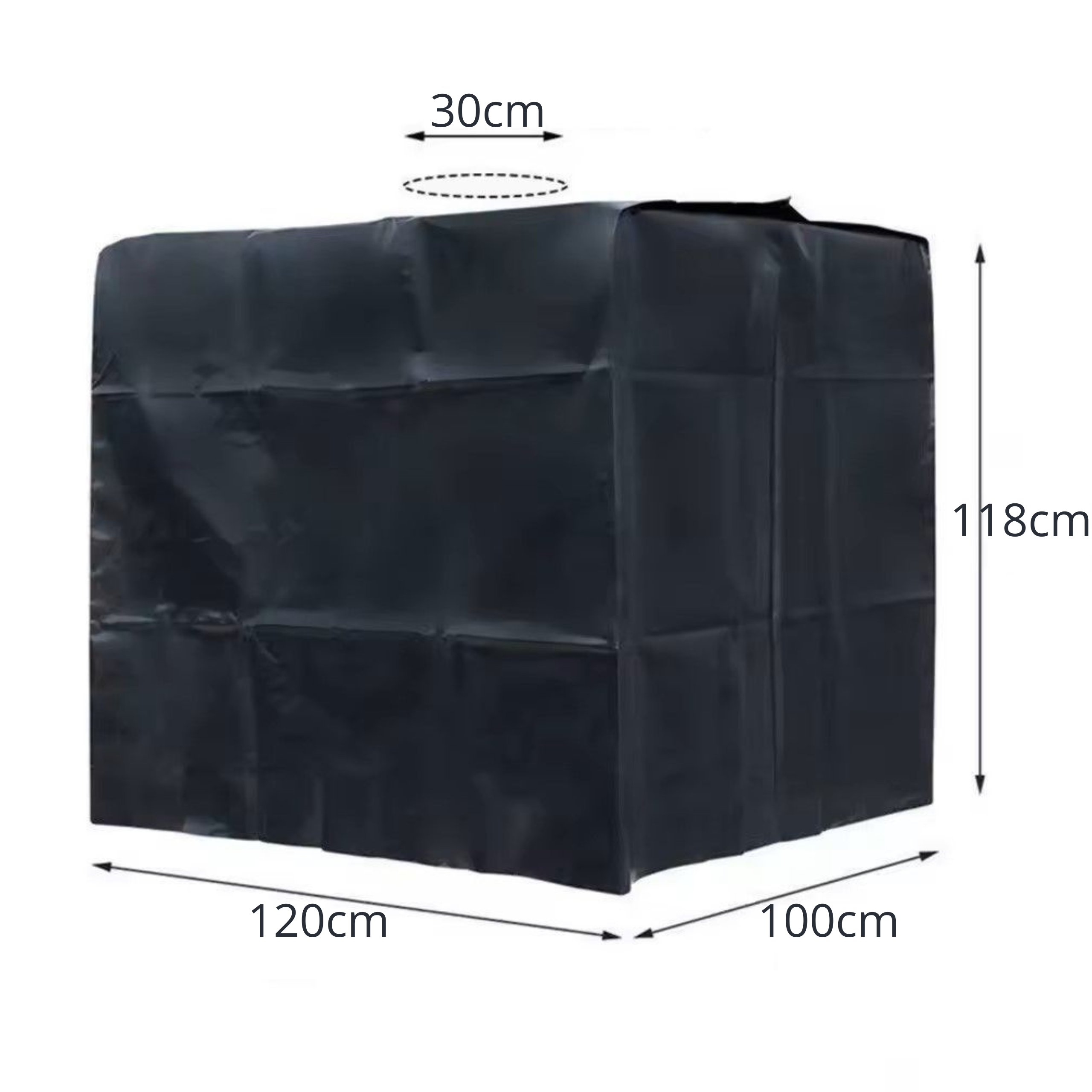 pokrowiec na zbiornik mauzer ibc 1000l simplo wymiary 120 x 110 x 118 cm