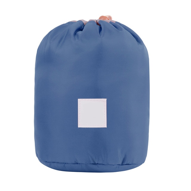 kosmetyczka worek ze ściągaczem niebieska pojemna 5903068131127