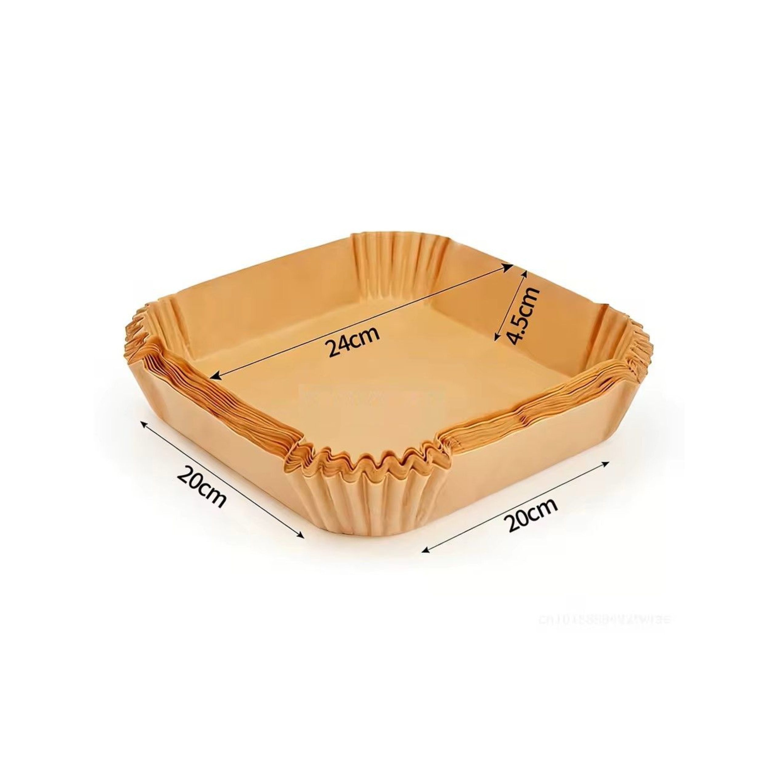 papierowy-wkład-do-air-fryera-silikonowany-brązowy-20x20-cm-100-sztuk