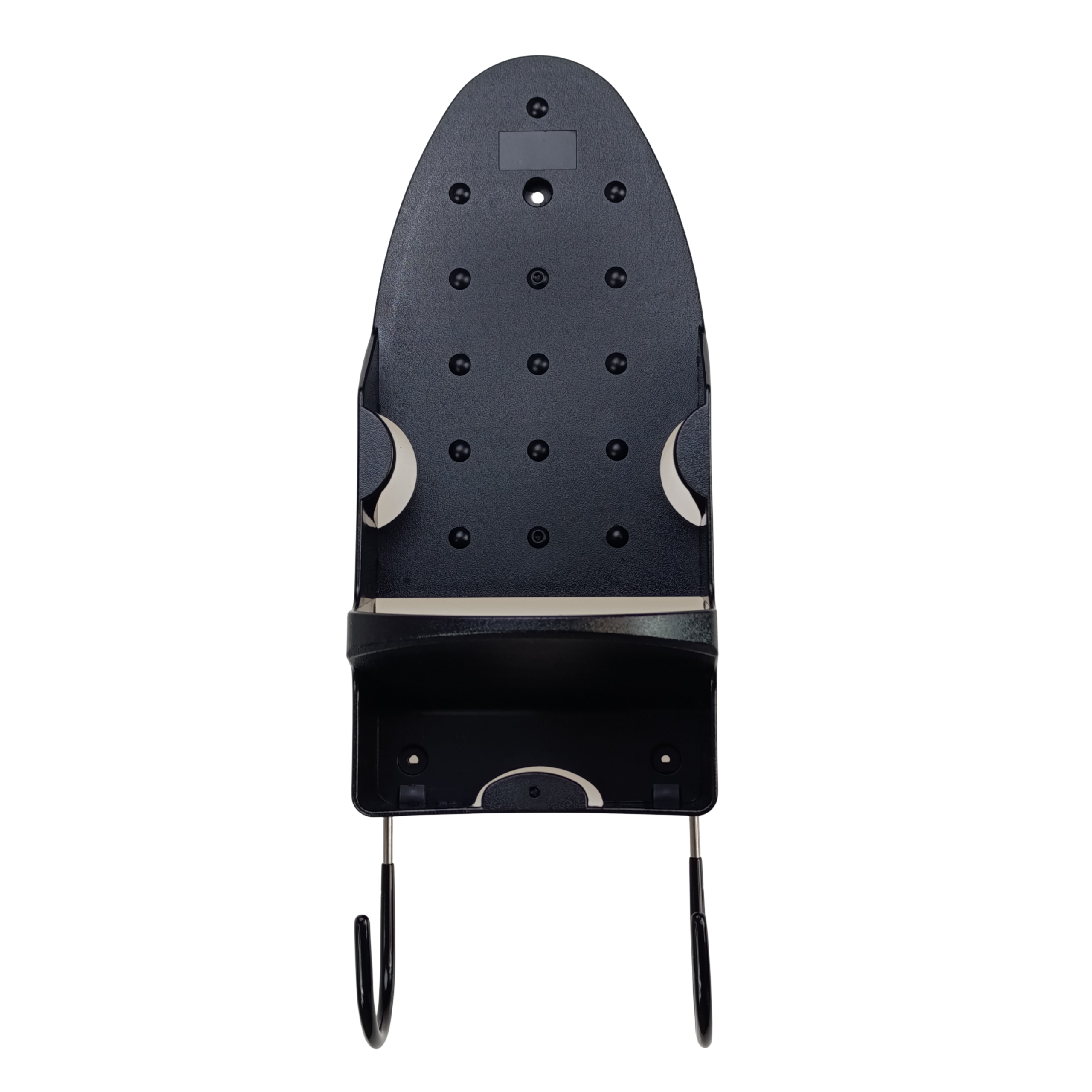 zalety wieszaka na żelazko i deskę do prasowania simplo czarny uchwyt 2w1 metal silikon ean 5903068138171