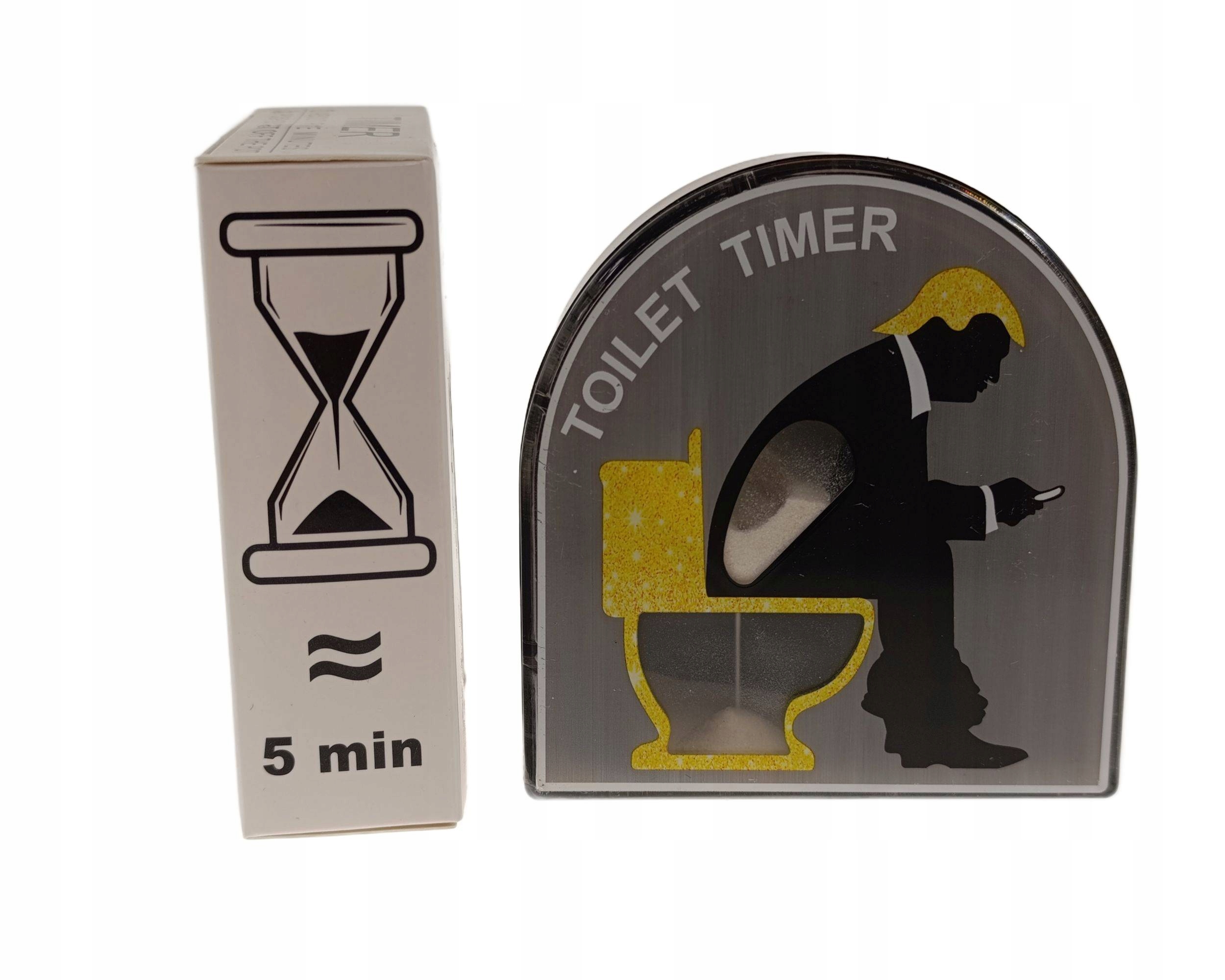 Toilet Timer – motyw złotowłosy mężczyzna
