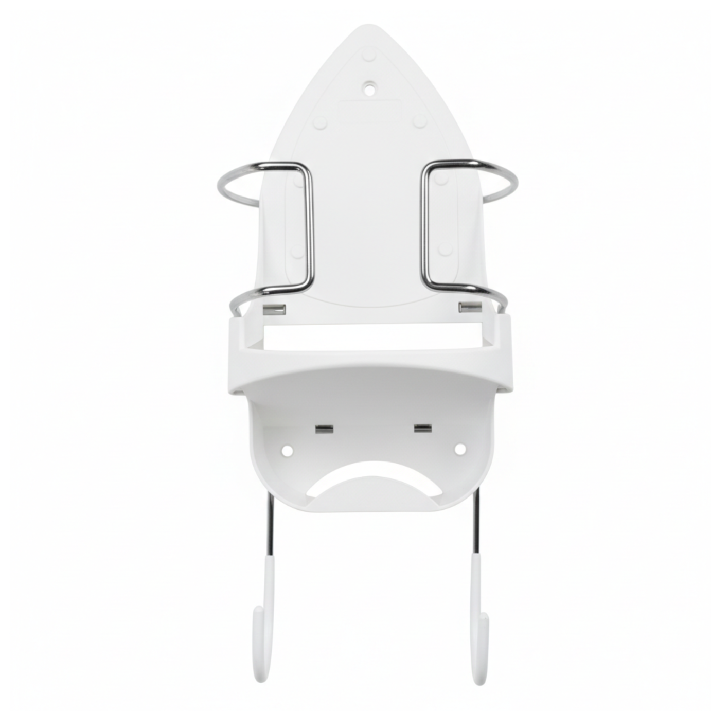 uchwyt na żelazko i deskę do prasowania simplo biały zdjęcie produktu 2 półka na kabel