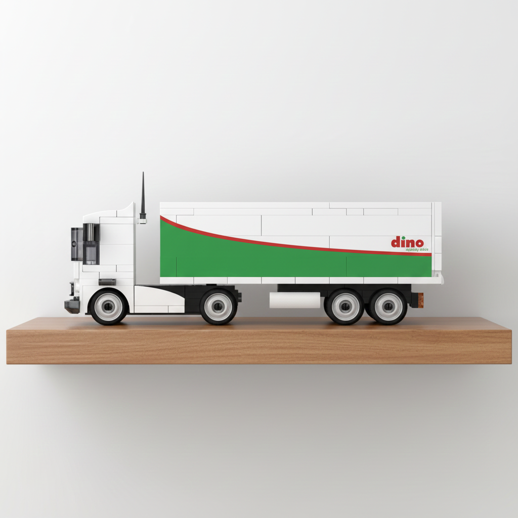 klocki cobi ciezarowka dino tir chlodnia model 1381 zestaw 170 elementow