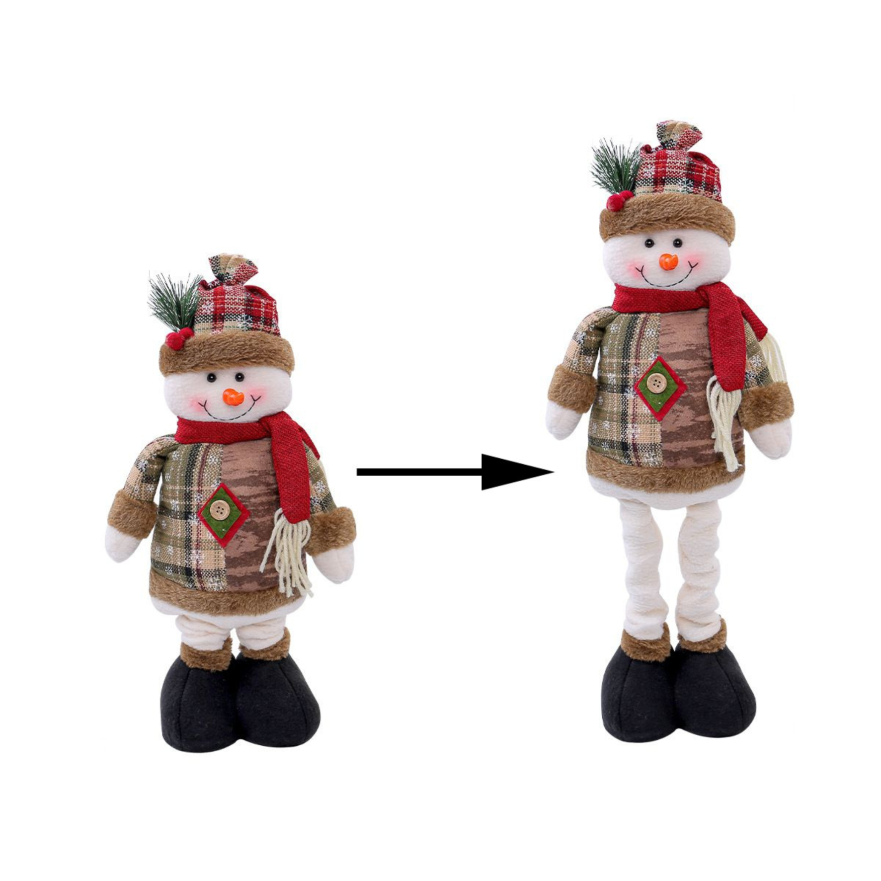 wymiary figurki swiatecznej balwan stojaca dekoracja 32 48 cm