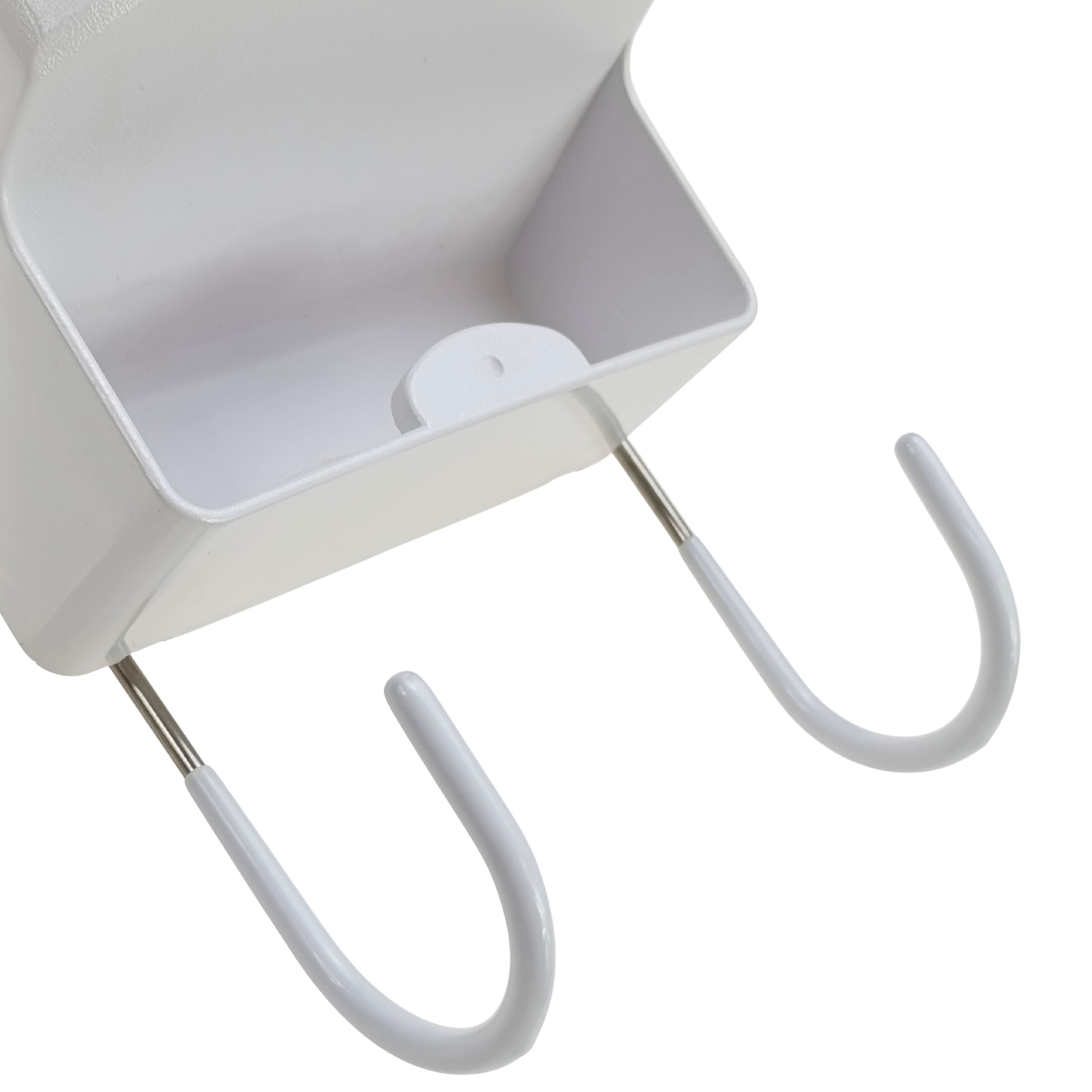 wieszak na żelazko i deskę do prasowania simplo biały zdjęcie produktu 5 montaż stabilny