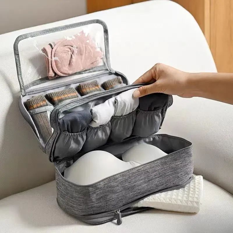 kosmetyczka podróżna organizer fioletowy opis produktu wymiary 27-5x15x13
