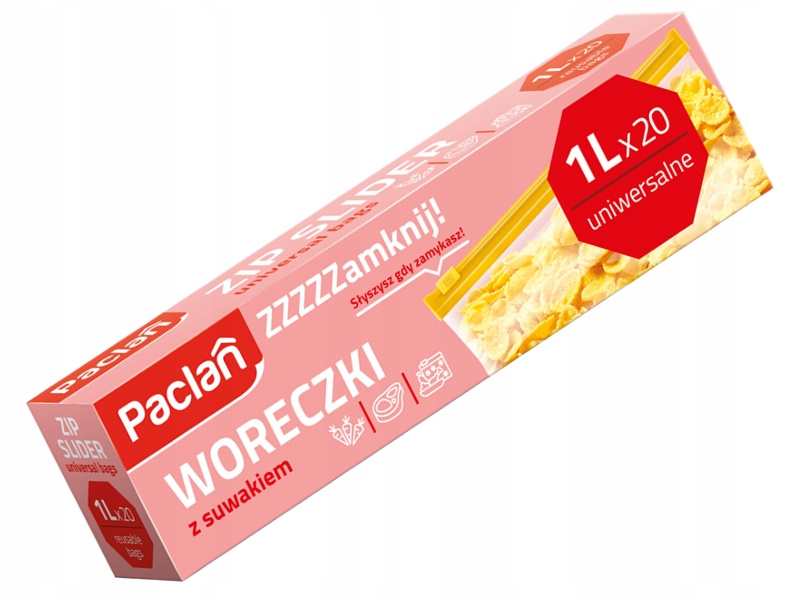woreczki strunowe paclan zip 1 l do przechowywania kosmetykow w podrozy