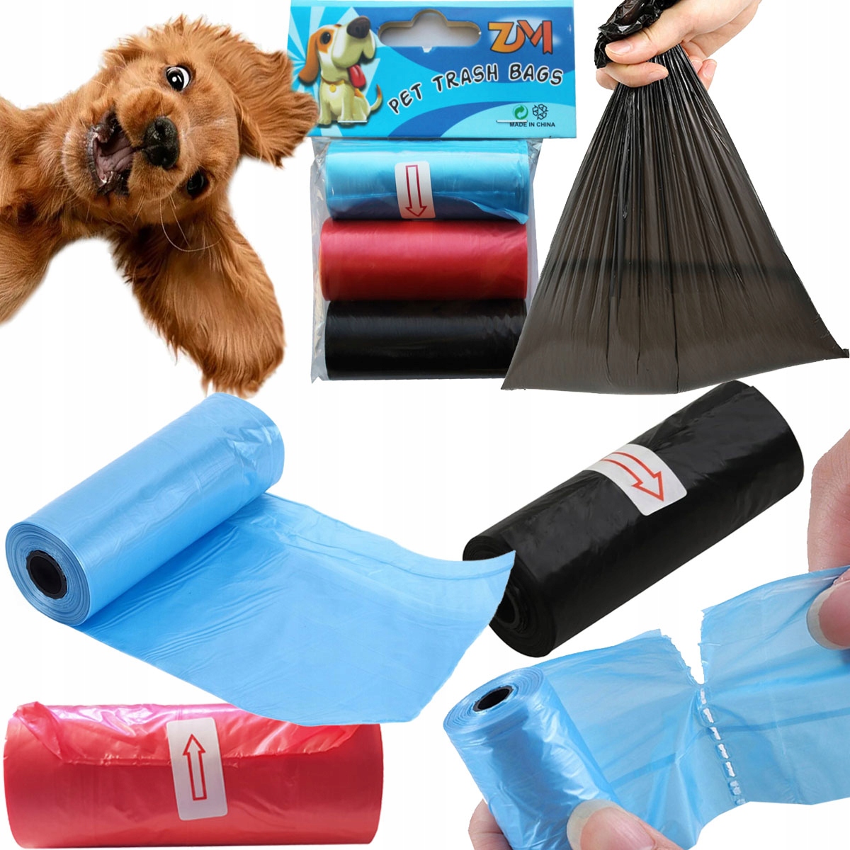 worki-na-odchody-dla-psa-45-szt-3-rolki-duze-mocne-grube-odporne-na-rozerwanie-perforacja