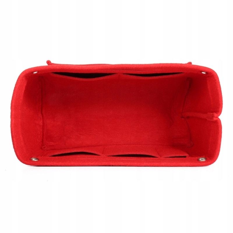 zalety organizer do torebki simplo bordowy filc 5903068132643