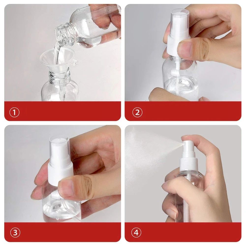 Butelka 100 ml – zbliżenie na głowicę spray