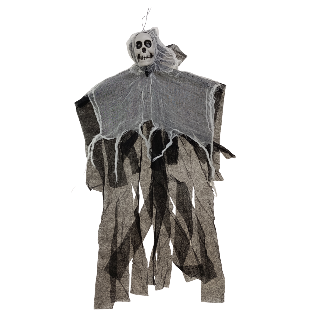 wisząca zjawa dekoracja halloween simplo duch z czaszką do zawieszenia