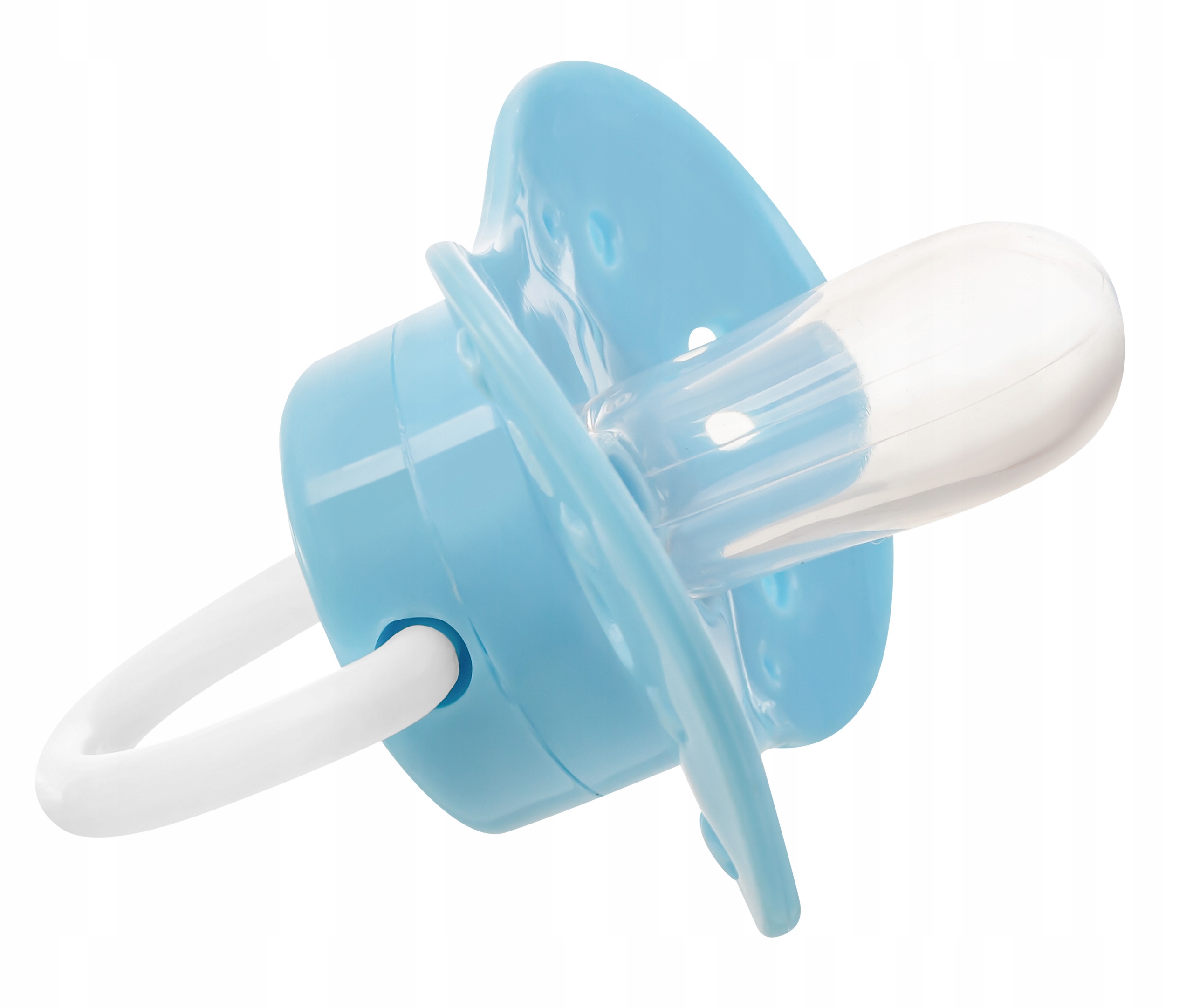 smoczek dla niemowląt 0-6 m silikonowy symetryczna gumka wentylacja