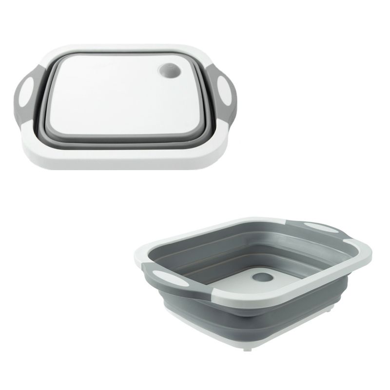 składana-miska-z-odpływem-deska-do-krojenia-2w1-silikonowa