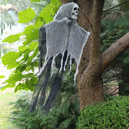 upiór halloween detal czaszki i ramion dekoracja do zawieszenia