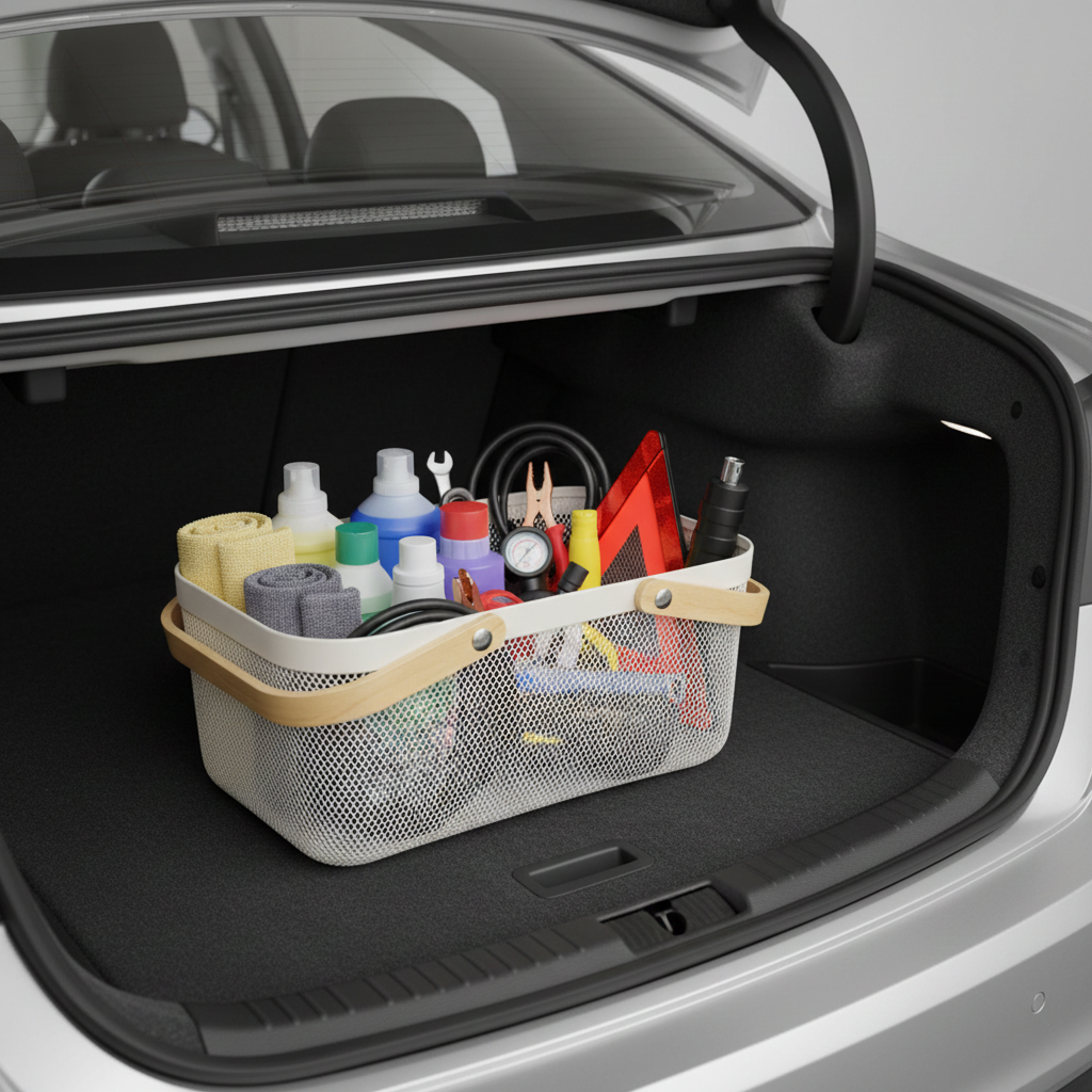 kosz metalowy biały simplo xl praktyczny organizer loft