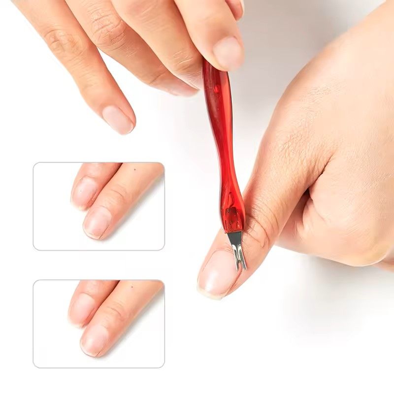 kopytko do skórek radełko do manicure odsuwanie skórek