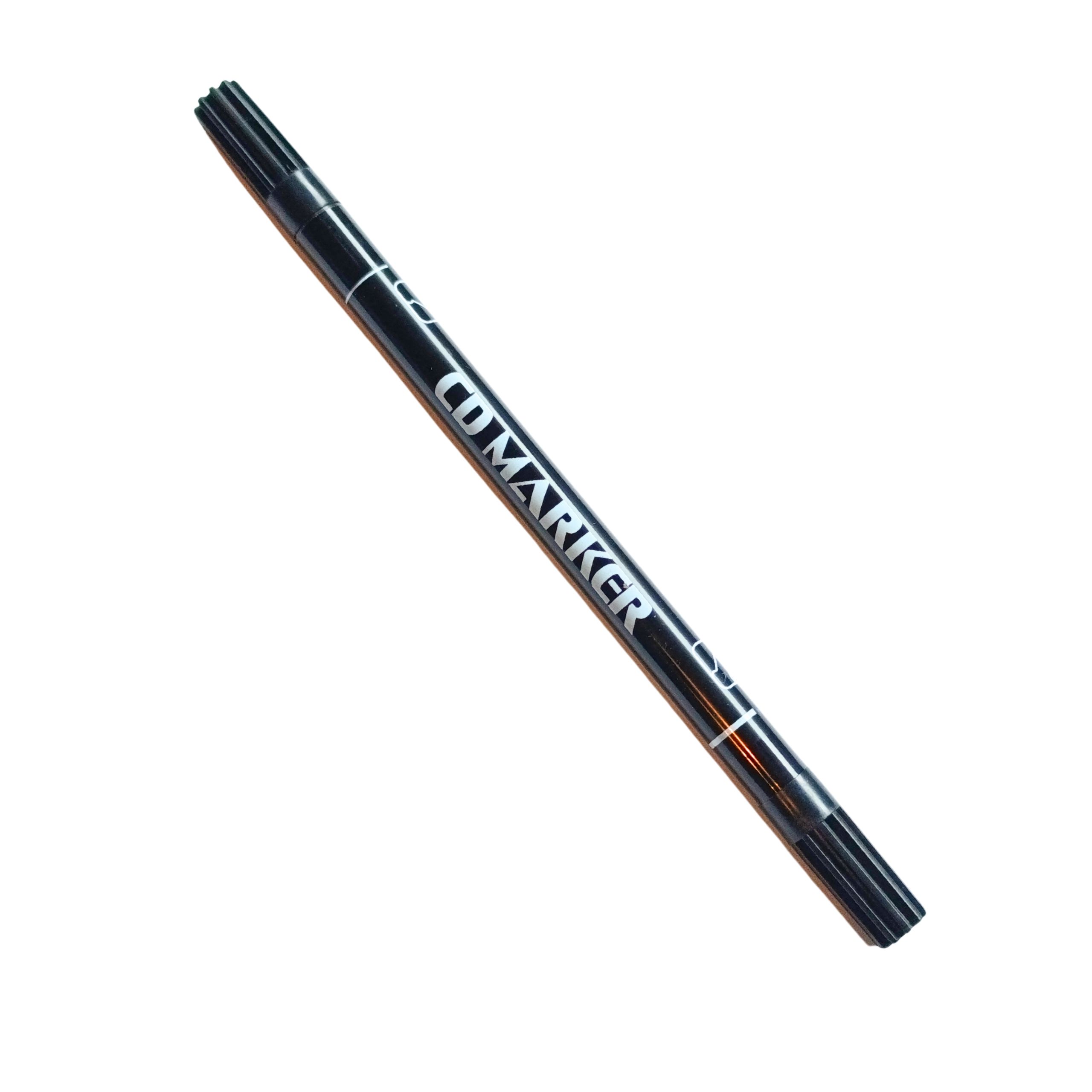marker wodoodporny dwustronny czarny Cresco do opasek i płyt CD 5907464207783