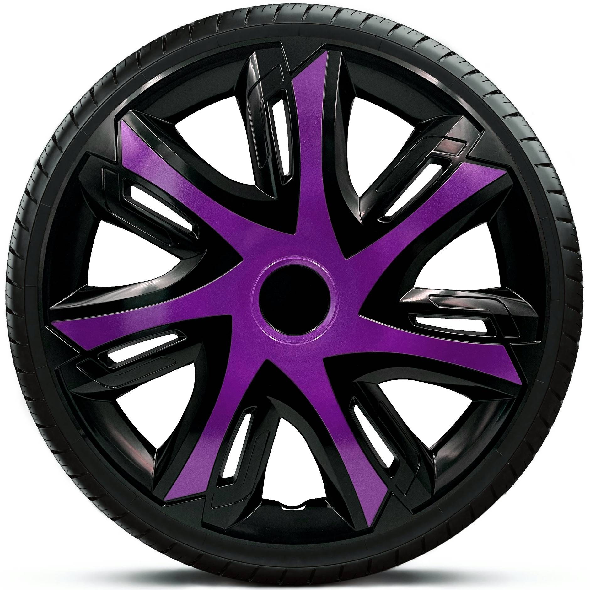 4x Kołpaki 15 FIOLET TUNING