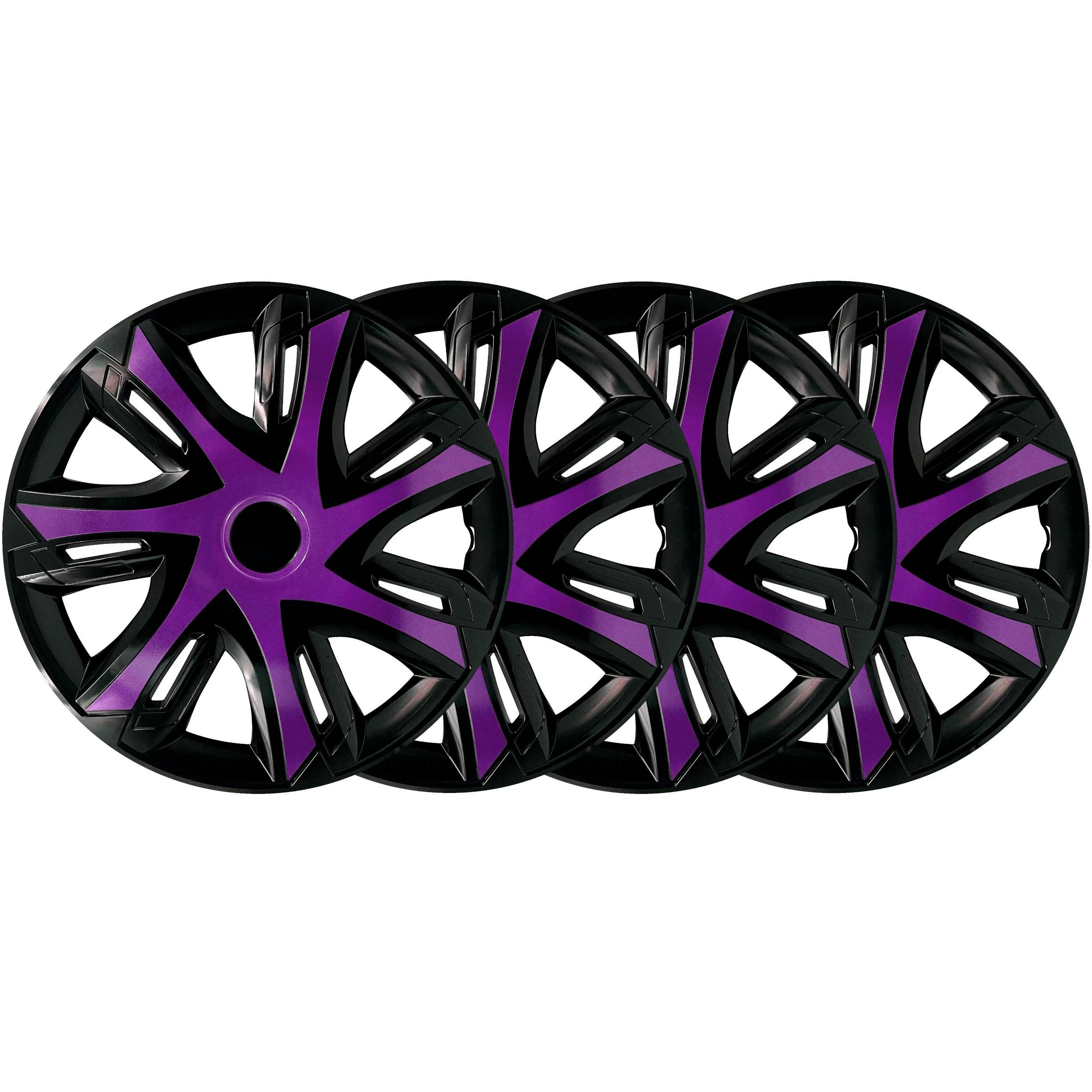 Kołpaki 14 NRM N-POWER FIOLETOWO CZARNE TUNING