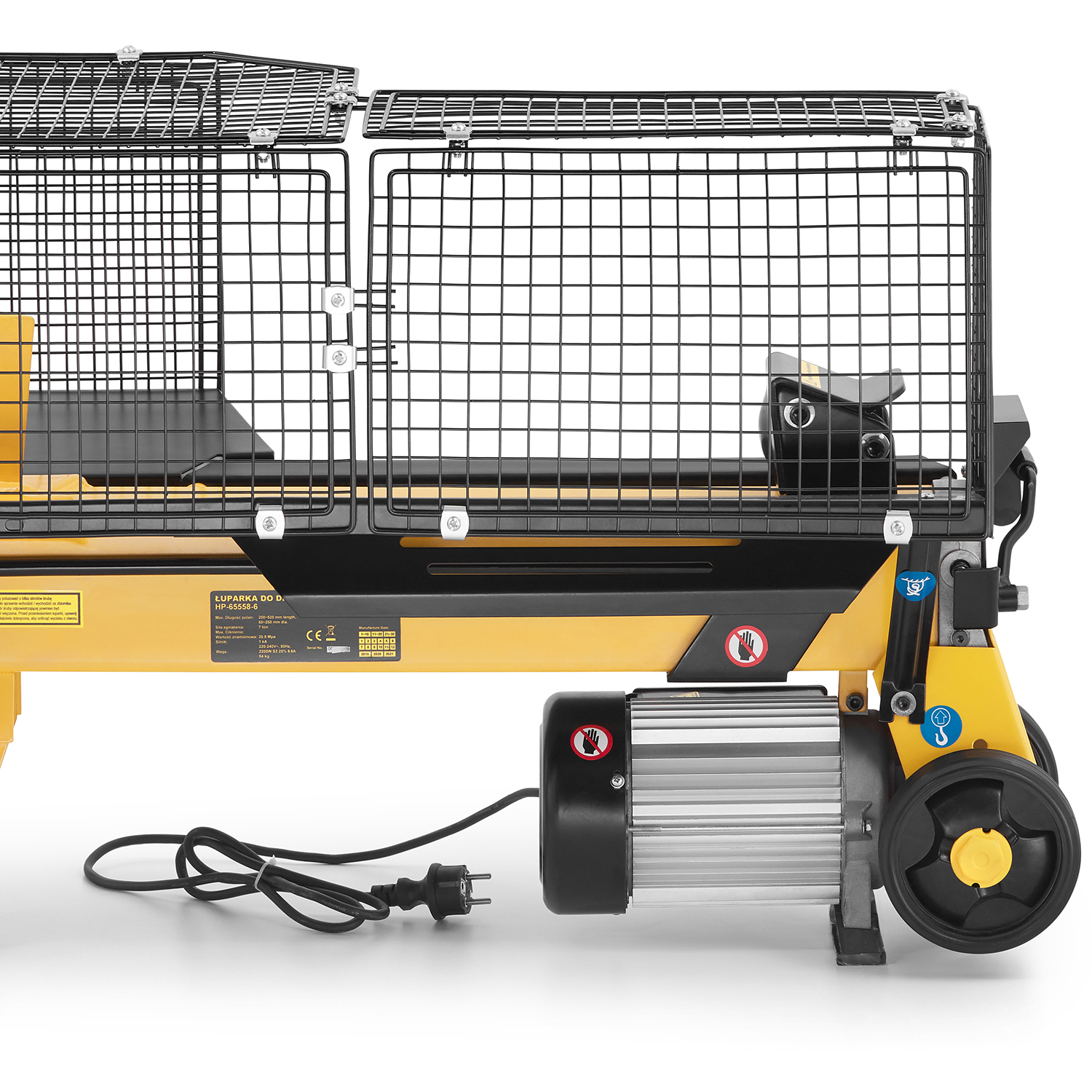 Łuparka hydrauliczna do drewna pozioma 10 ton HIGHER rębak na drewno