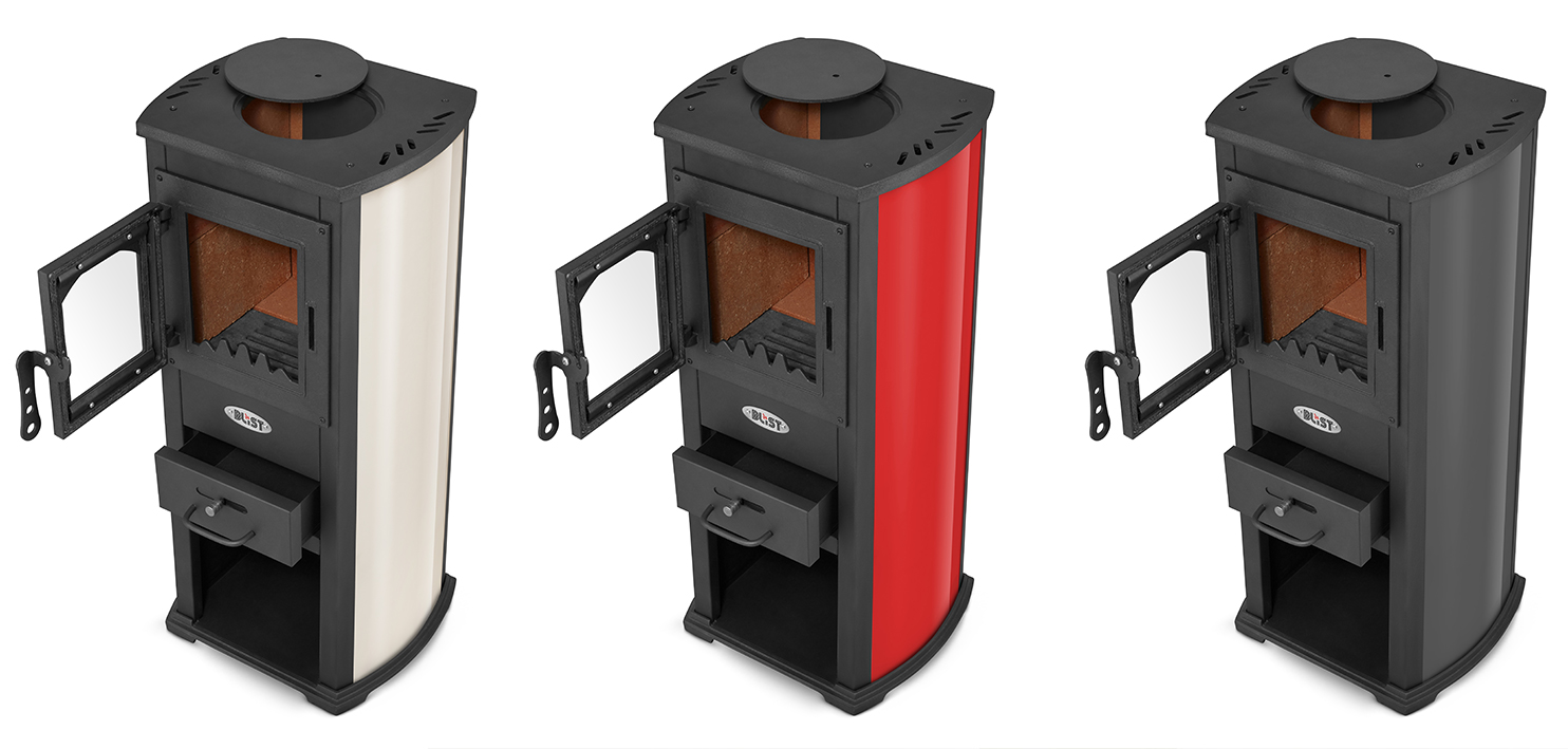 Piec żeliwny koza kominek BLIST EKONOMIK LUX 6,6kW