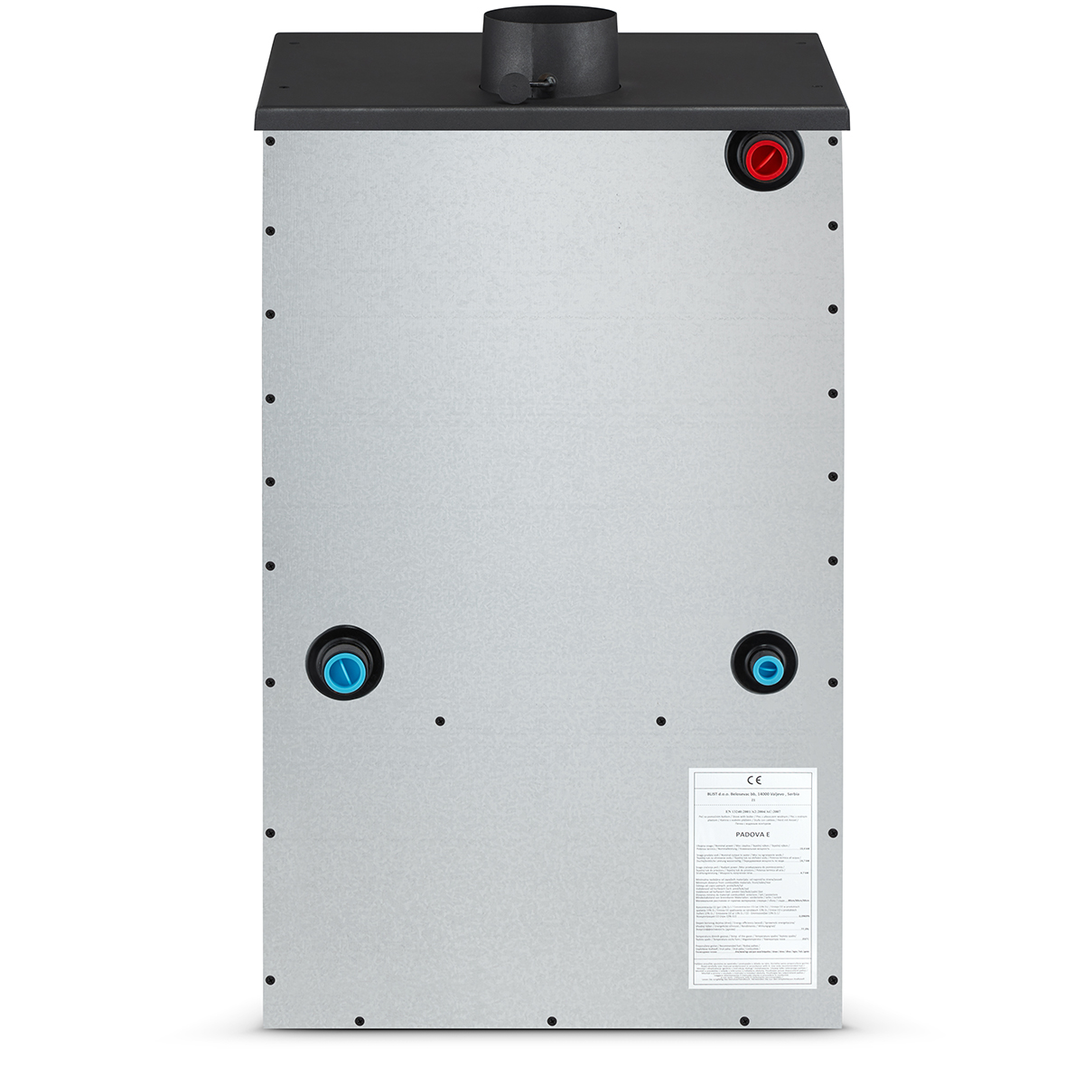 Piec piecyk kominek koza z płaszczem wodnym kocioł CO BLIST B2E