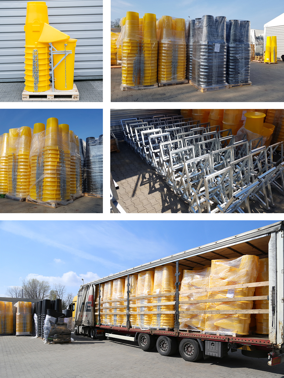 Zsyp do gruzu budowlany HIGHER zsypy 10 metrów