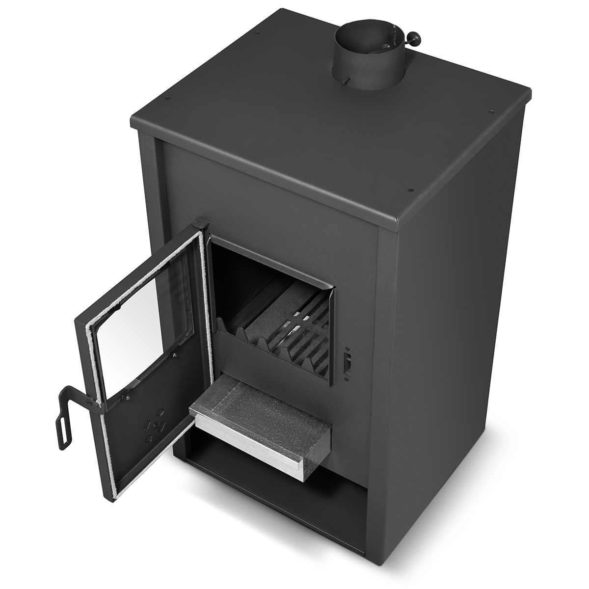 Piec piecyk kominek koza z płaszczem wodnym kocioł CO BLIST B2E