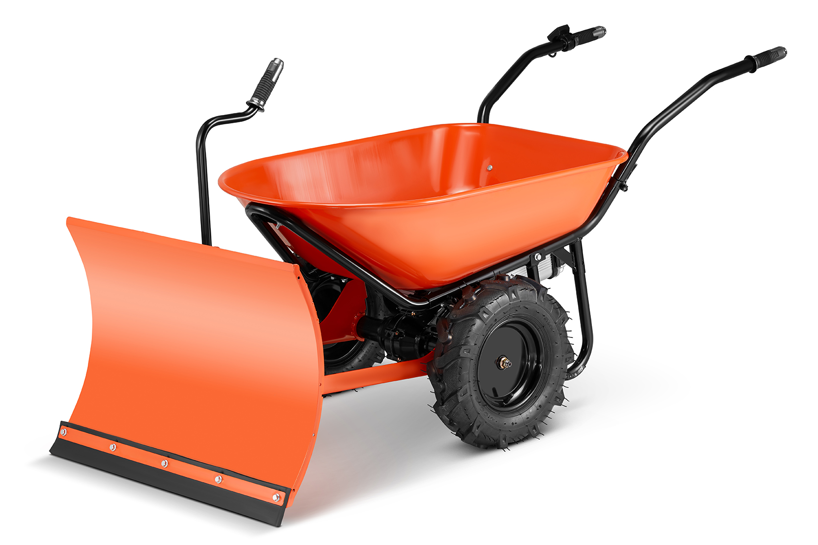 Taczka elektryczna budowlana koleba ogrodowa BAUMR-AG 3w1 120L 260kg 40V