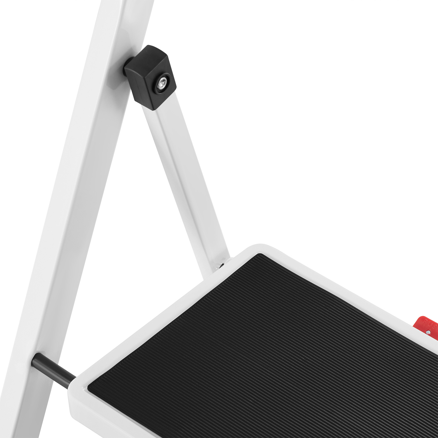 Drabina domowa lekka składana stalowa drabinka schodki 3 stopnie HIGHER BI