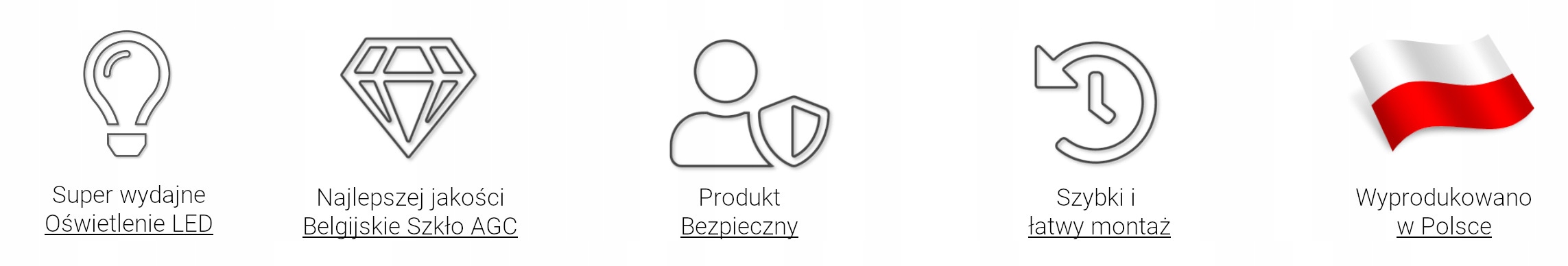 Lustro LED Łazienkowe Podświetlane 40x50 - BERLIN