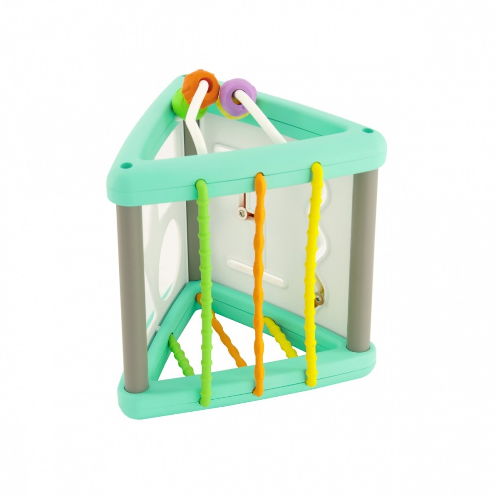 Infantino Activity Triangle – Triangolo Attività Sensoriale 6+ Mesi Con Sonaglio E Texture - 2