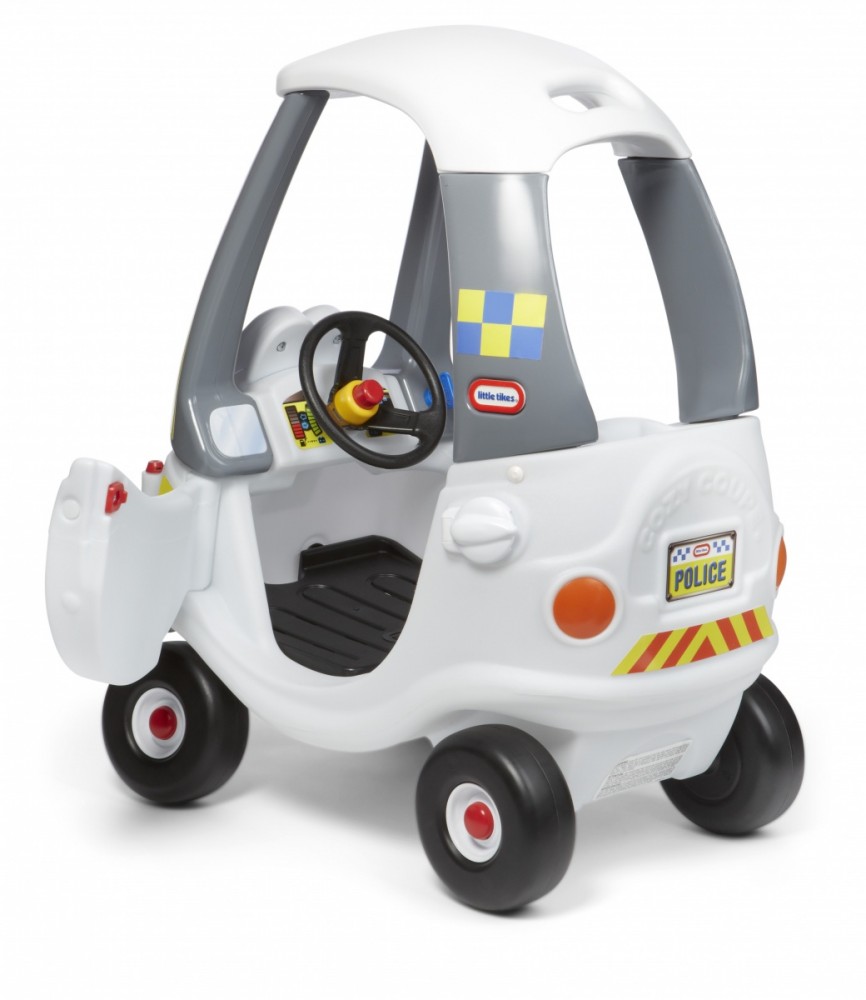 050743173790 Ride on Cozy coupe Police white Little Tikes