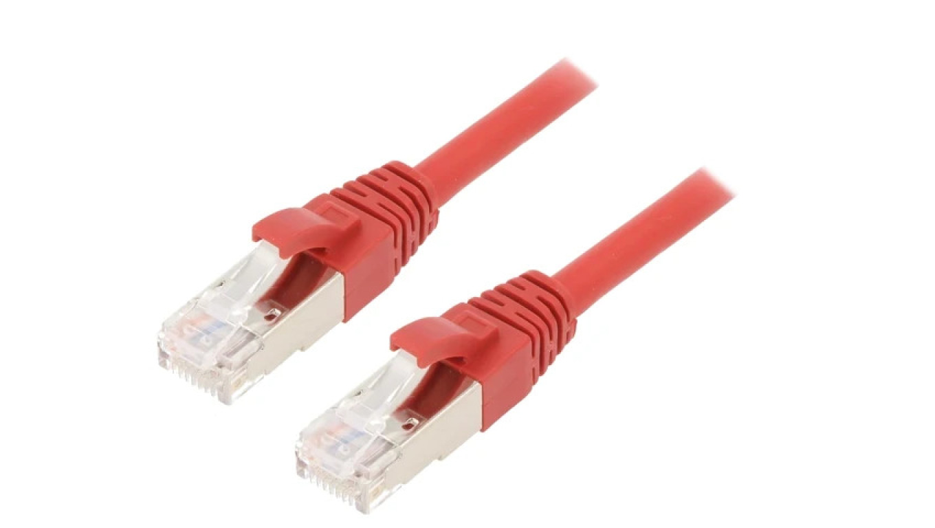 ETH-24441396 Patch cord ETHERLINE Cat.6a,S/FTP 6a linka Cu LSZH czerwony |  eBay UK