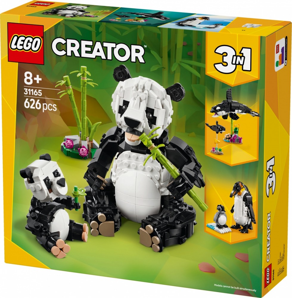 5702017822402 Bricks Creator 31165 Wild Animals: Panda Family LEGO