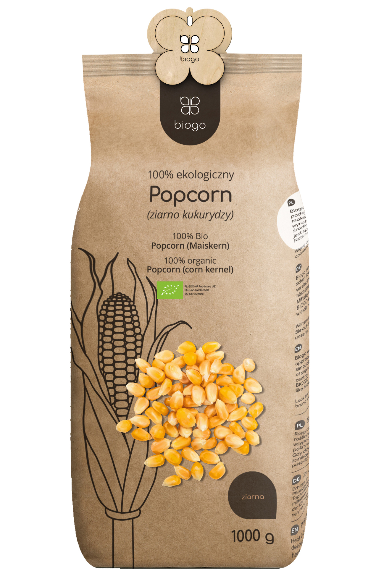 Popcorn BIO opakowanie