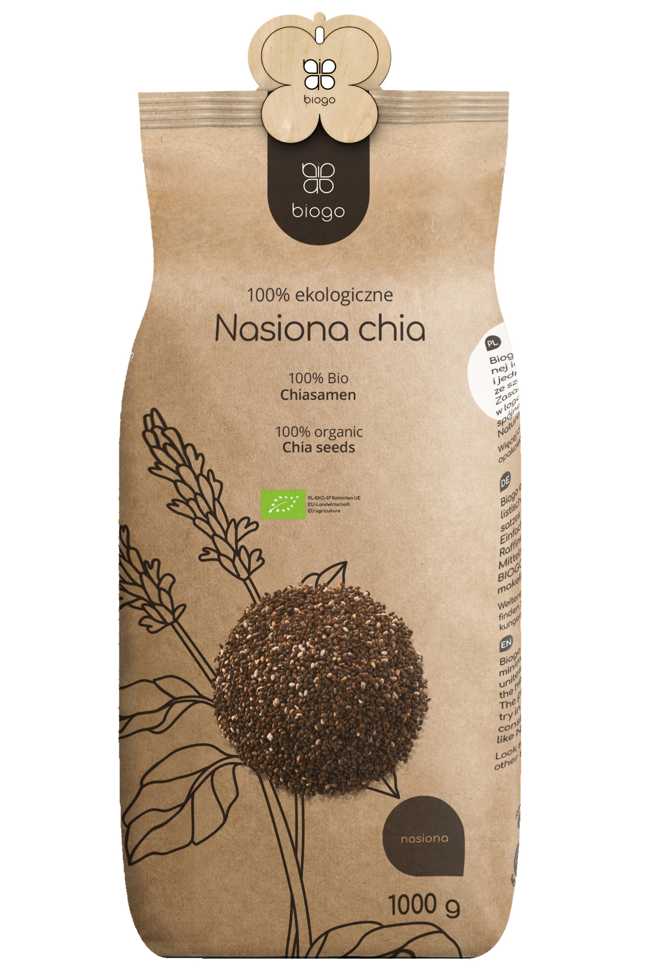 Nasiona chia BIO opakowanie