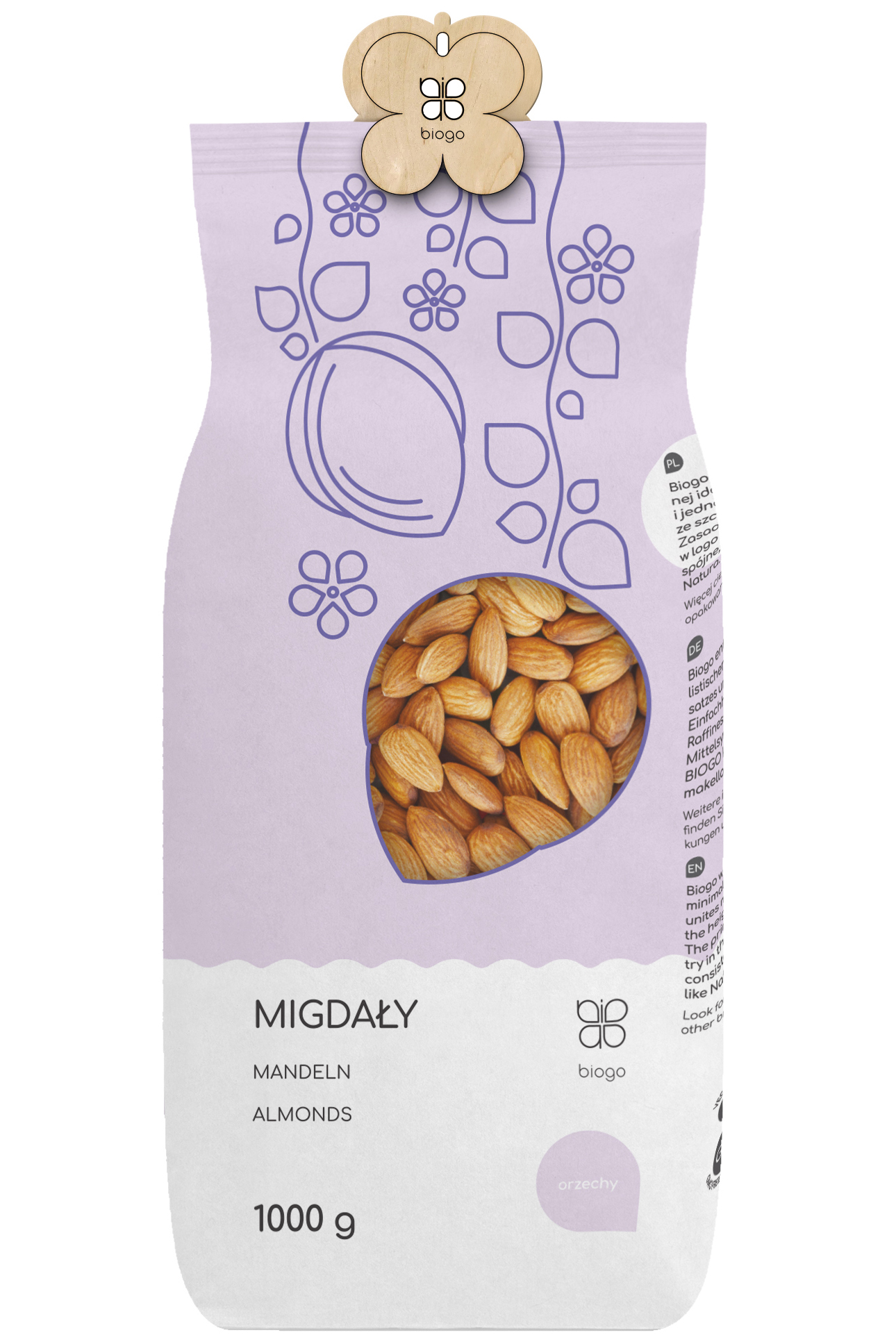 Migdały BIOGO opakowanie