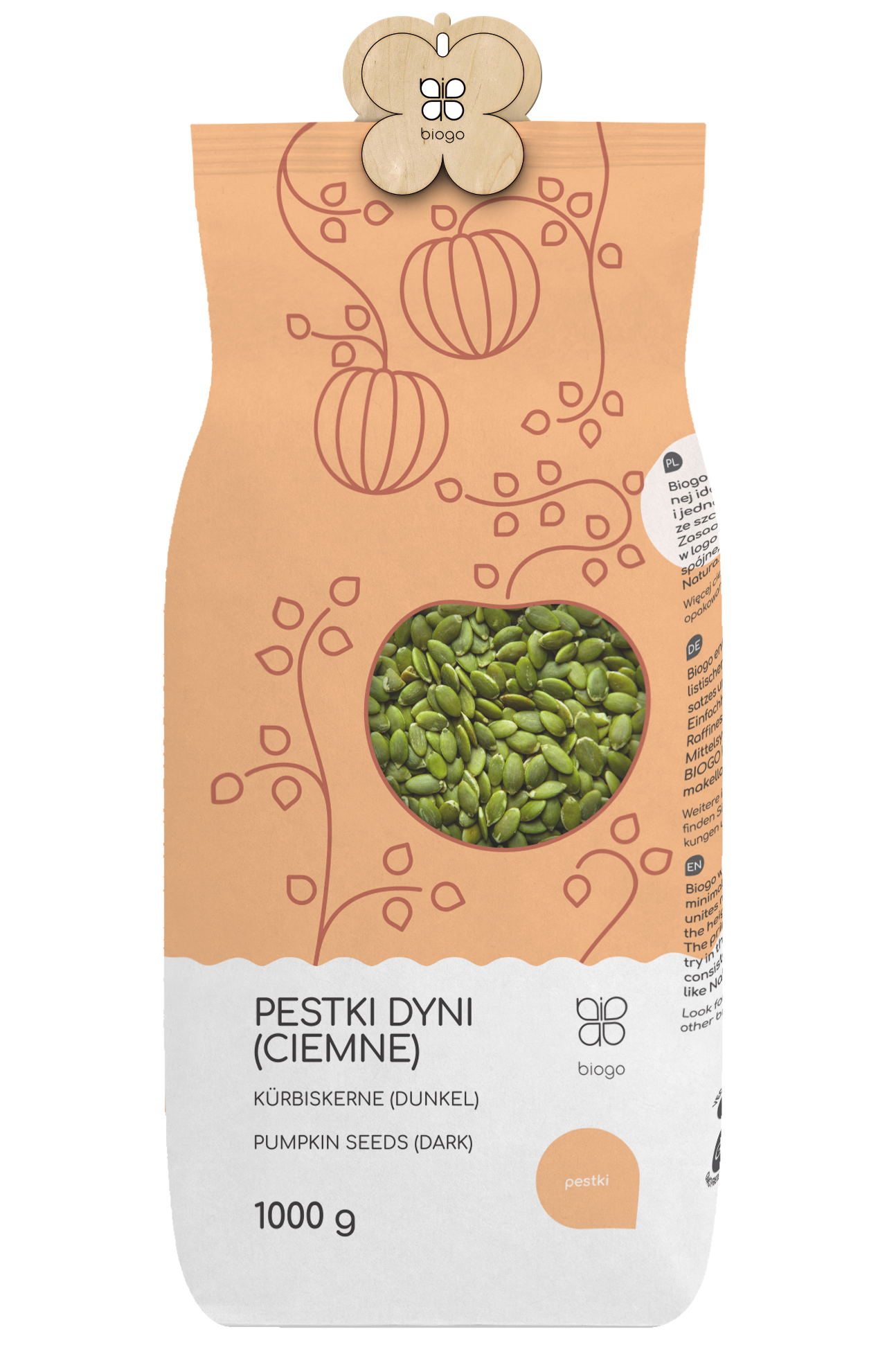 Dynia łuskana BIOGO opakowanie