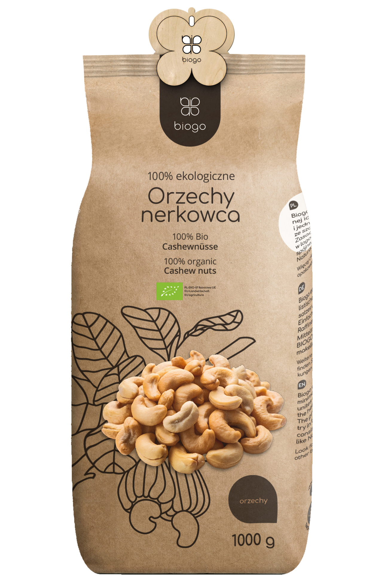 Orzechy Nerkowca BIO opakowanie